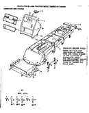 36 lawn tractor/dashboard and chassis