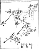 36 lawn tractor/clutch brake and drive