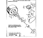 Craftsman 917255350 36 lawn tractor/transmission and rear wheel diagram