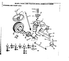 Craftsman 917255350 36 lawn tractor/steering and front axle diagram