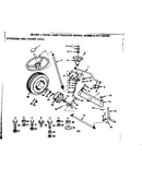36 lawn tractor/steering and front axle