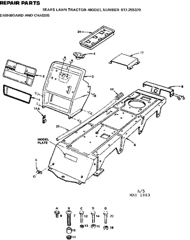 Dashboard and chassis
