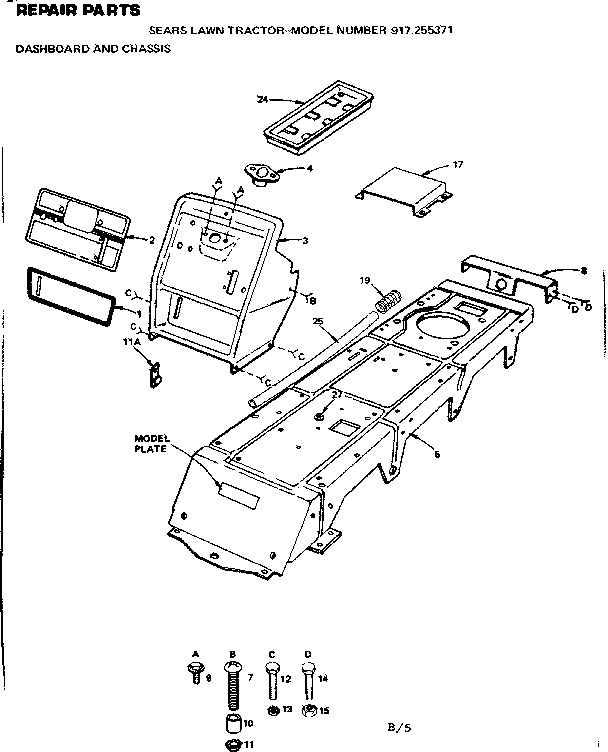 Dashboard and chassis
