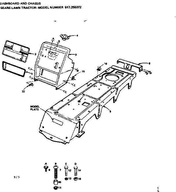 Dashboard and chassis