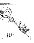 Transaxle and rear wheel