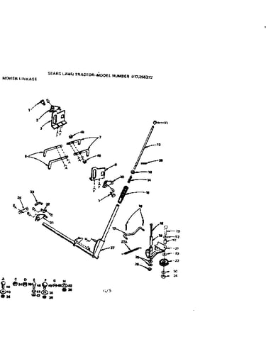 Mower linkage