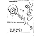 Craftsman 917255410 transmission and rear wheel diagram