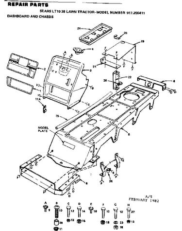 Dashboard and chassis