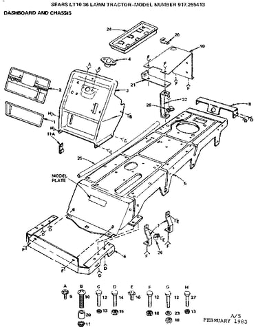 Dashboard and chassis