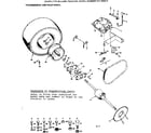 Craftsman 917255413 transmission and rear wheel diagram