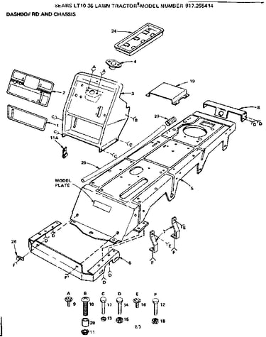 Dashboard and chassis
