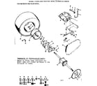 Craftsman 917255416 transmission and rear wheel diagram