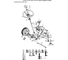 Craftsman 917255416 steering and front axle diagram
