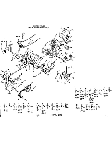 14 garden tractor/clutch-brake