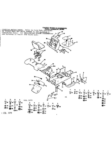 Chassis, fender & dashboard