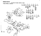 Craftsman 917257032 chassis fender & dashboard diagram