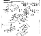 Craftsman 917257032 engine mount hood & grill diagram