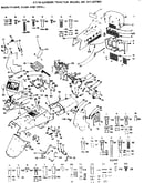 16 garden tractor/main frame dash and grill