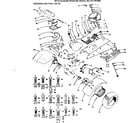 Craftsman 917257050 16 garden tractor/steering and final drive diagram