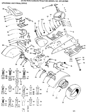Steering and final drive