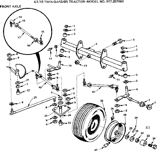 Front axle