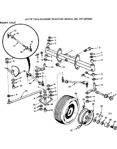 Front axle