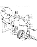18 twin-garden tractor/front axle
