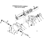 Craftsman 917257070 hydrostatic motor assembly diagram