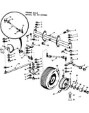 19.9 twin garden tractor/front axle
