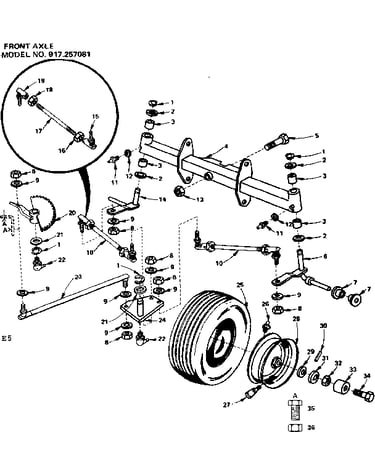 Front axle