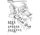 Craftsman 917257082 steering and final drive diagram
