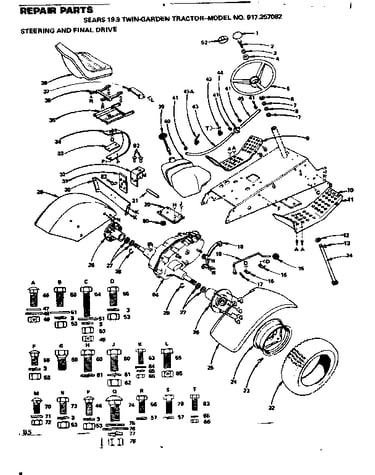 Steering and final drive
