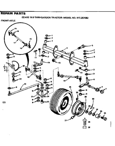 Front axle