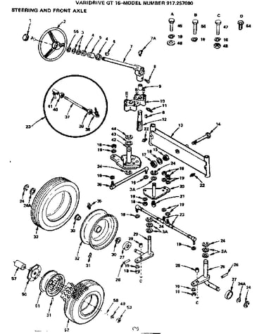 Steering and front axle