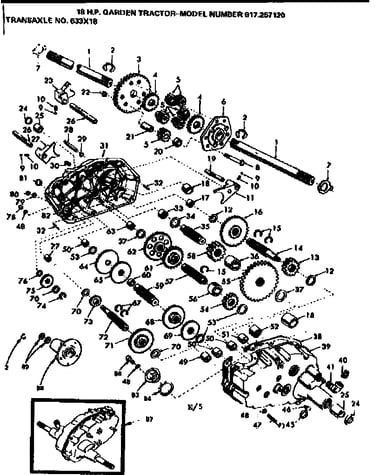 Transaxle no. 633x18