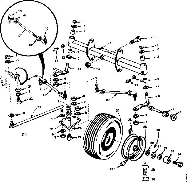 Front axle