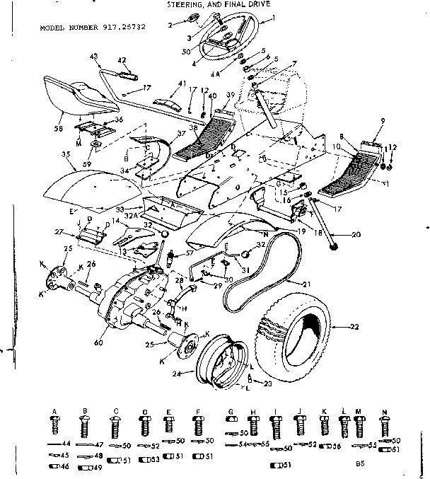 12 tractor/steering, and final drive