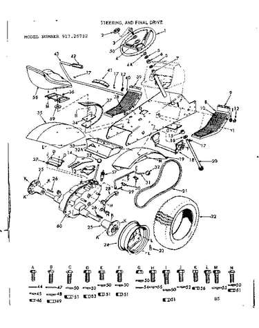 12 tractor/steering, and final drive