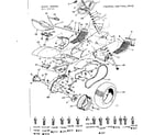 Craftsman 91725733 12 tractor/steering, and final drive diagram