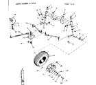 Craftsman 91725734 12 tractor/front axle diagram