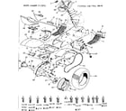 Craftsman 91725734 12 tractor/steering and final drive diagram