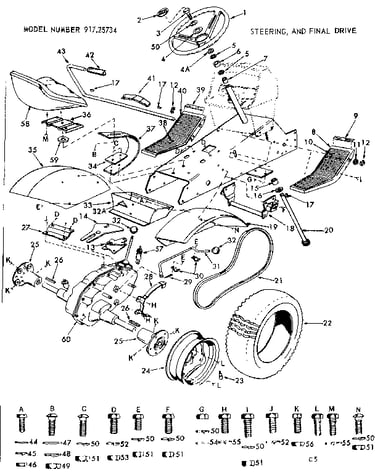 12 tractor/steering and final drive