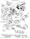 16 tractor/main frame, dash, grill