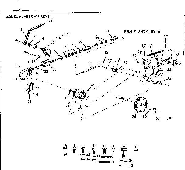 16 tractor/brake & clutch