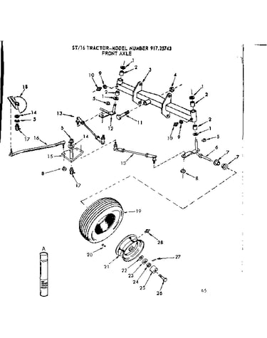 Front axle