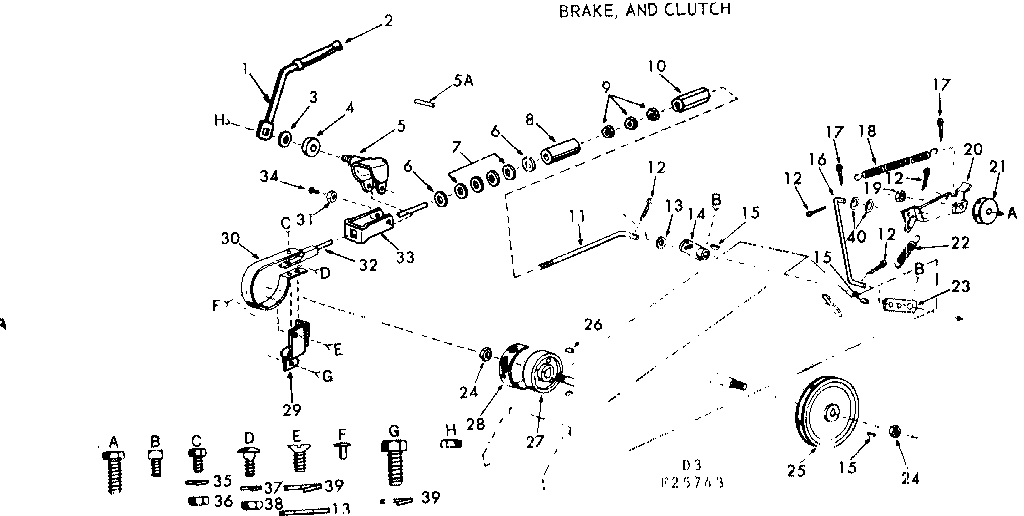 BRAKE AND CLUTCH