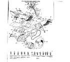 Craftsman 91725744 16 garden tractor/steering and final drive diagram