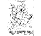 Craftsman 91725752 16 tractor/steering, and final drive diagram
