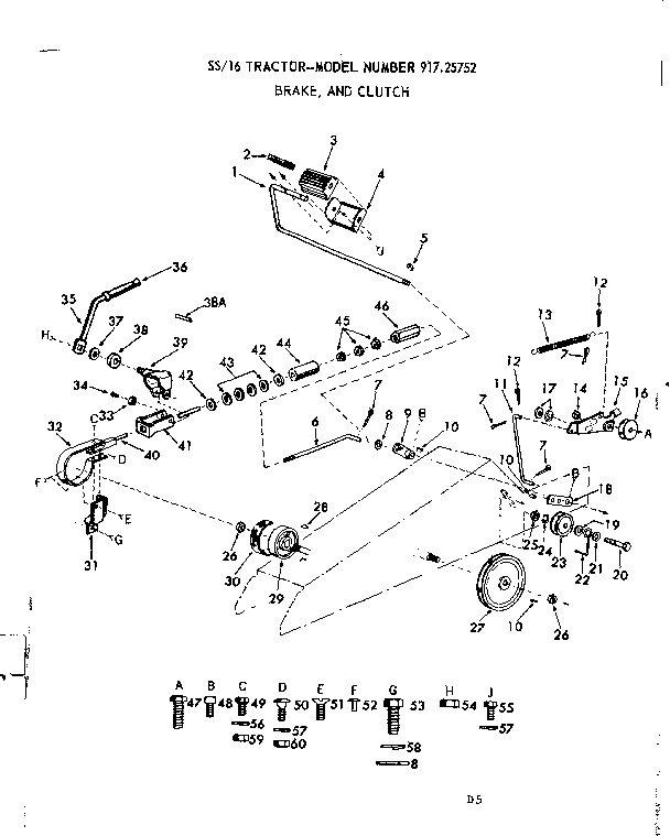 16 TRACTOR/BRAKE, AND CLUTCH