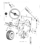8 lawn tractor/front axle